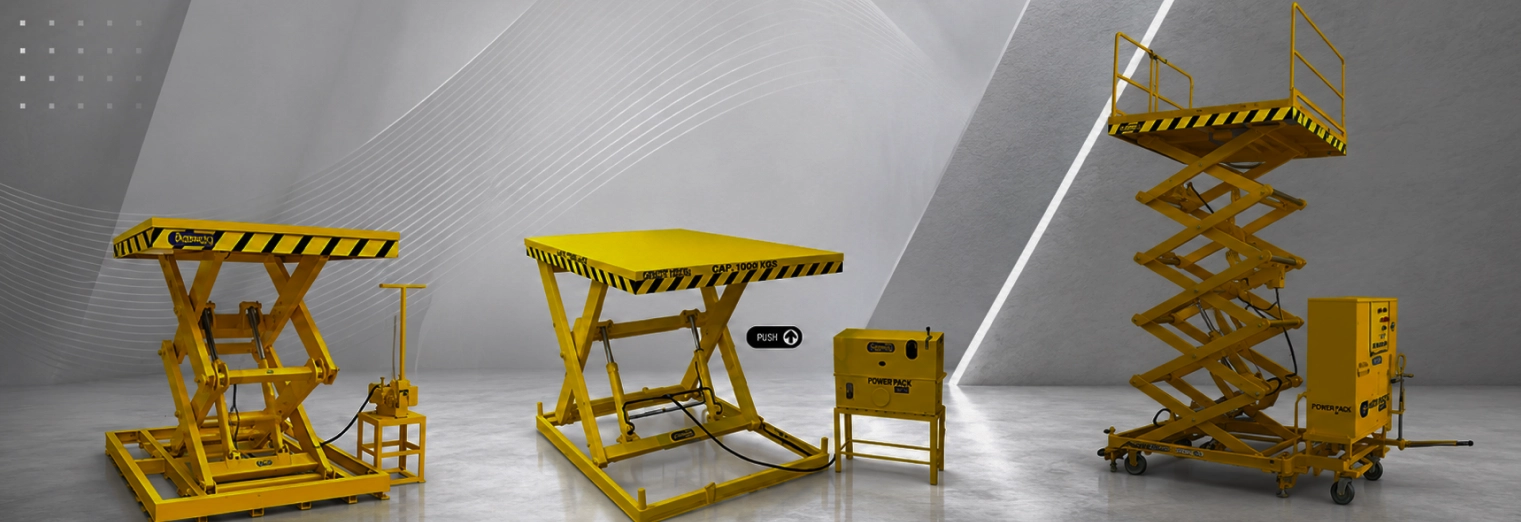 scissor lifting platform